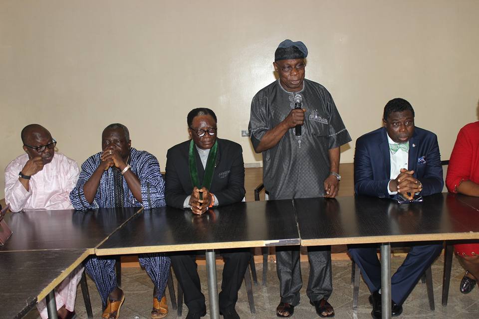 Ex-President Olusegun Obasanjo Hosts the Nigerian Engineers in Abeokuta