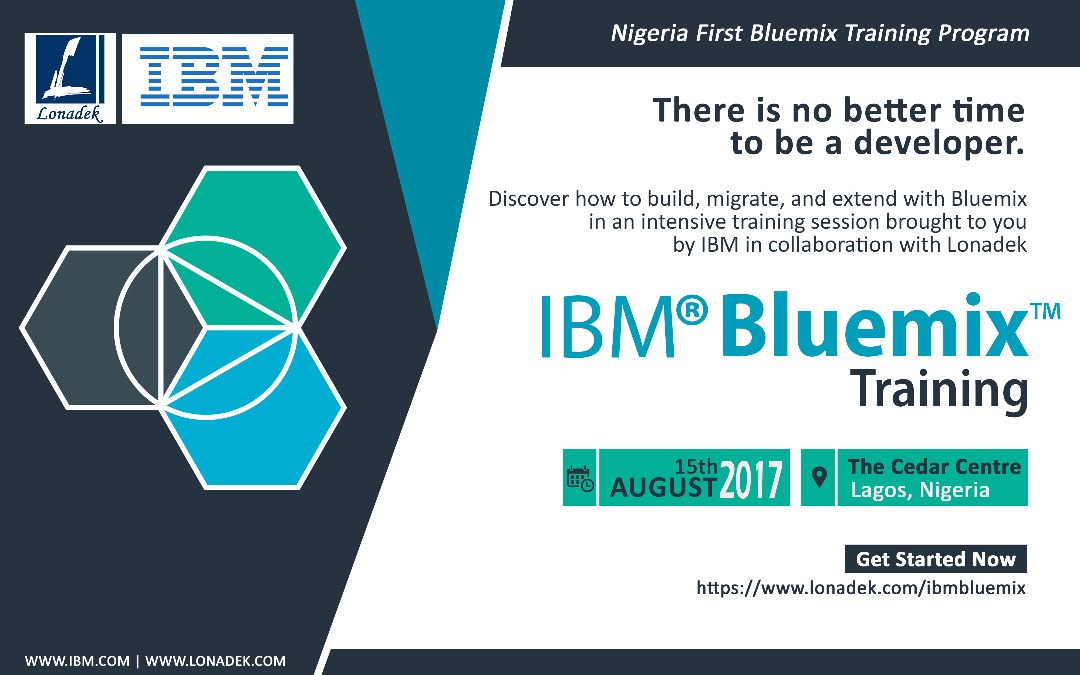 First IBM BlueMix Training in Nigeria: Don't Miss this!
