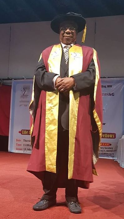 Excitement as Prof. Fola Lasisi is sworn in as 10th President of the Academy of Engineering