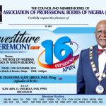 All Set for ex NSE President Chief Olumuyiwa Ajibola’s Investiture as the APBN President in Abuja