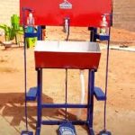 COVID-19: Nigerian innovator  built semi automatic hand wash machine