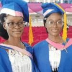 FUTA celebrates twin sisters who bagged First Class in Building Technology