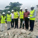 COREN ERM Visits Sites of Collapsed Buildings in Lagos; Expresses Worry at loss of lives